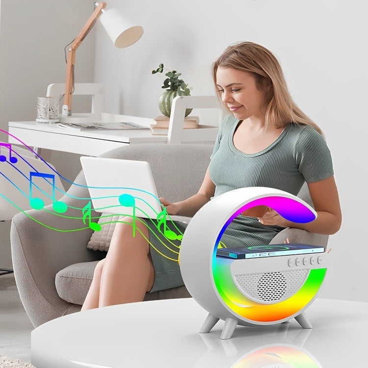 Luminária Smart G- Speaker Caixa De Som Multifuncional