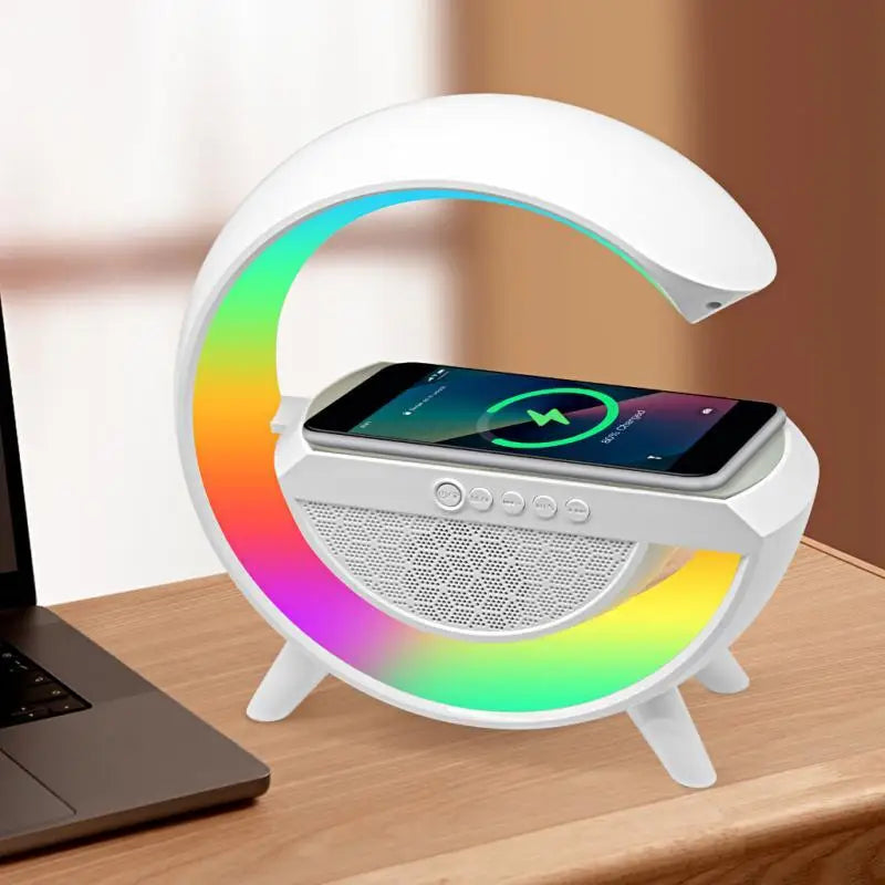 Luminária Smart G- Speaker Caixa De Som Multifuncional