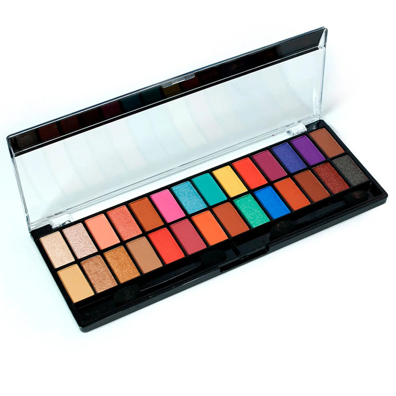 Paleta de Sombras Coloridas 28 Cores