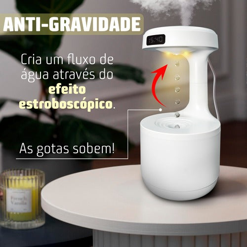 Umidificador de ar de água, Ultrasonic com luz noturna LED ,Anti-Gravidade